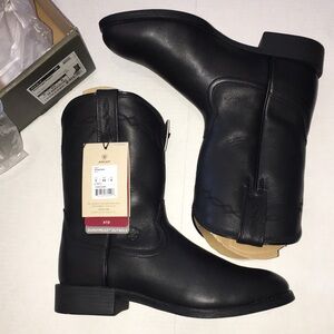 NWT Ariat Heritage Roper Mens Leather Boots | Heritage Western Boot | Size 9D
